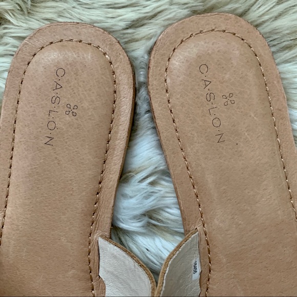 CASLON Slide Leather Sandals - Picture 4 of 4